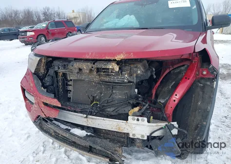 2021 Ford Explorer Xlt z USA, uszkodzony, nr VIN 1FMSK8DH6MGC03923